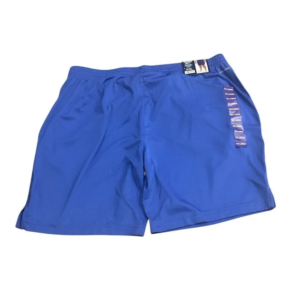 Reebok Men's Speedwick Stretch Performance Knit Active Short, Vector Blue, XXL